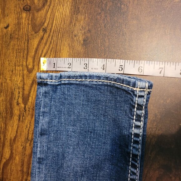 Silver Jeans Sz 28 Suki Mid Capri Super Stretch Tummy Control Medium Light Wash - Picture 13 of 14